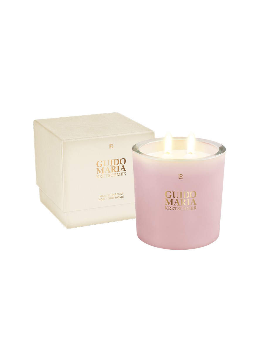 GUIDO MARIA LR Geurkaars Roze Candle Pink Edition
