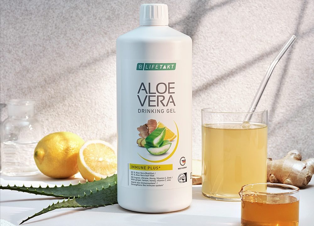 LR LIFETAKT Aloe Vera Drinking Gel Immune Plus Set Gember Citroen